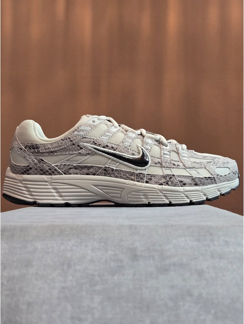 Nike P-6000 Special Edition - Snakeskin Light Bone Black (IH4451-002) Women's 8